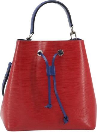 Louis Vuitton Neonoe Epi Leather Red Leather Handbag (Pre-Owned)