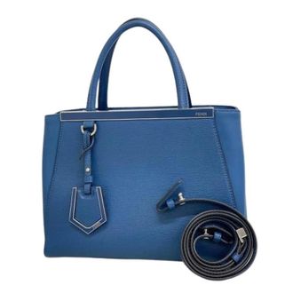Fendi Pre-owned Handbags, female, Blue, Size: ONE SIZE Pre-owned Leather Handbag