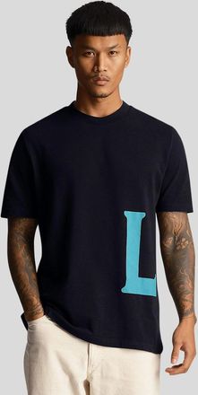 Lyle & Scott Lyle And Scott Mens L&S T-Shirt - Navy - Size: 38
