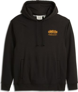 Scotch & Soda Relaxed Fit Graphic Fleece Hoodie in Anthracite at Nordstrom Rack, Size Medium