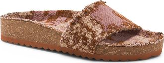 Free People Woven Wonders Slide Sandal in Midnight Lavender Co at Nordstrom, Size 7.5