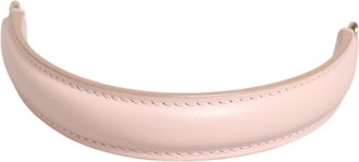 Dolce & Gabbana Womens Strap Pink Leather Gold Tone Big Bag Handle Shoulder Accessory