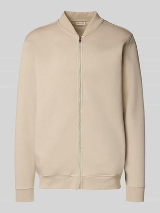 Only & Sons Regular Fit Sweatjacke aus Baumwoll-Mix Modell CERES in Beige, Größe XXL