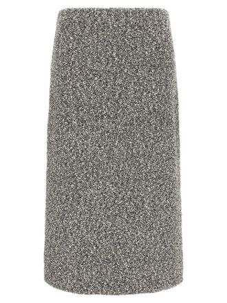 Tory Burch Black Polyamide Midi Womens Skirt