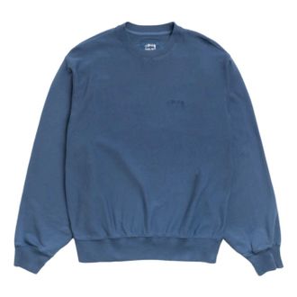 St&uuml;ssy Lightweight Terry Crew Blue 118611-BLUE