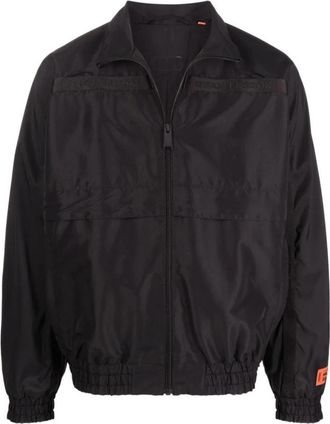 Heron Preston Casual Jacket met X-Ray Logo - Heren - Zomerjassen - Zwart - S - Polyester - Jassen