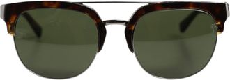 Dolce & Gabbana DG4317F Brown Tortoiseshell Pilot Frame Shades Womens Sunglasses (Pre-Owned)