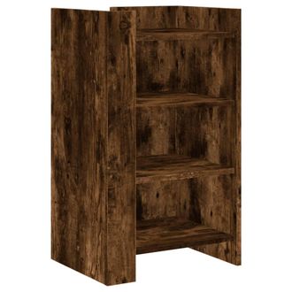 vidaXL Vidaxl - Aparador De Madera De Ingenier&iacute;a Roble Ahumado 45x35x75 Cm