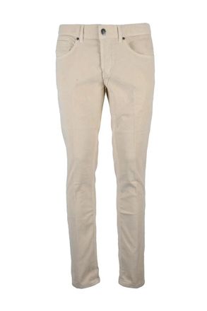 Dondup George Velvet Trousers - White