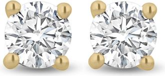 The Diamond Store Lab Diamond Stud Earrings 0.50ct H/Si Quality in 9K Gold - 4.2mm