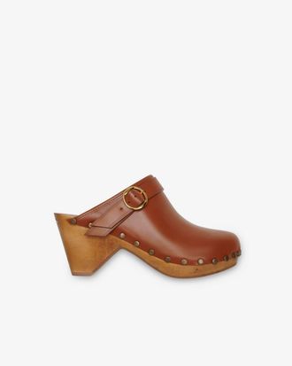 Isabel Marant Womens Titya Clog In Camel