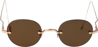 Thom Browne Stijlvolle zonnebril Ues 937A-G0001 - unisex - Zonnebrillen - Geel - 47 MM - Accessoires