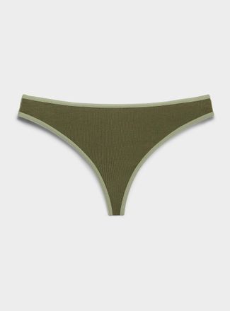 Miiyu Womens Minimalist thong Organic cotton and TENCEL TM modal