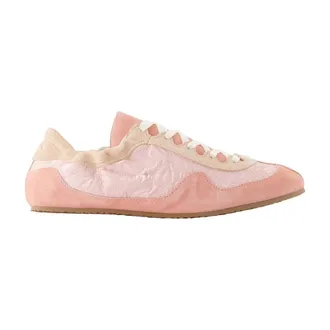 Cecilie Bahnsen Schoenen, Dames, Roze, 39 EU, Leer, Blaise Soft Sneakers
