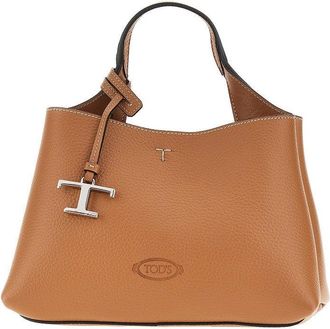 Tod's Grained leather micro shopping bag Woman One Size