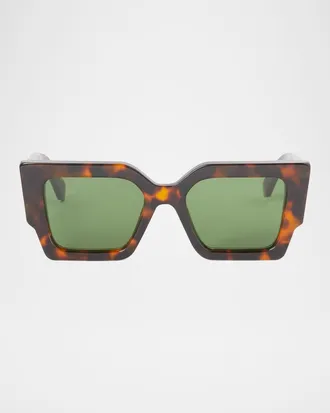 Off-white Men & apos;s Catalina Acetate Square Sunglasses