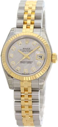 Rolex Datejust Stainless Steel yellow gold (18K) Wristwatch (Pre-Owned)