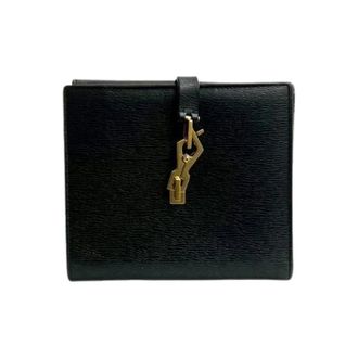Gucci Pre-owned Leren Bifold Portemonnee - Heren - Vintage Accessoires - Zwart - ONE Size - Leer - Vintage