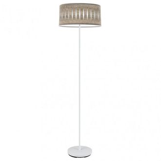 Fabrilamp Fabrilamp - Pie Salon Piron 1xe27 Blanco/madera Gris 165x40x40 Cm Marca