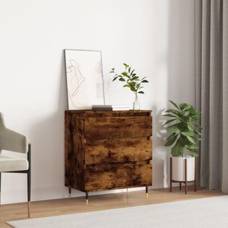 vidaXL Credenza Rovere Fumo 60x35x70 cm in Legno Multistrato - Vidaxl