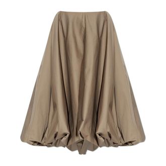 Balenciaga Dames, Rokken, Beige, Maat: S Katoen