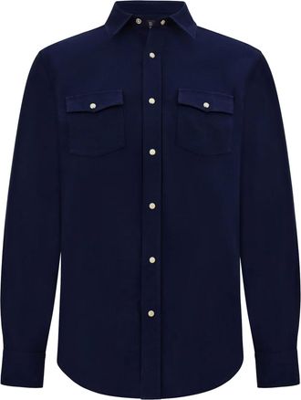 Boggi Milano cotton shirt - Blue
