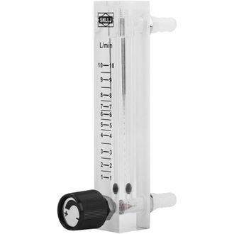 OEM D&eacute;bitm&egrave;tre Gaz - 1 A 10 L/min - Vanne De R&eacute;gulation Int&eacute;gr&eacute;e - Pour Oxyg&egrave;ne Air Azote - Acrylique Transparent - Pression Max 0,6 Mpa - 1 Pi&egrave;ce