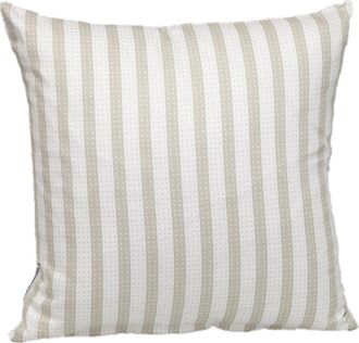 Parkland Collection Stripe Textured Cotton Pillow in White at Nordstrom Rack