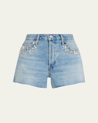Re/Done The Breezy Denim Shorts