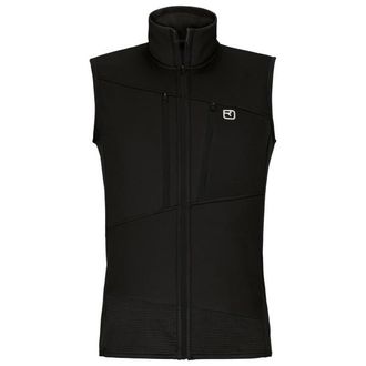 Ortovox Fleece Grid Vest Fleecegilet f&uuml;r Herren | schwarz