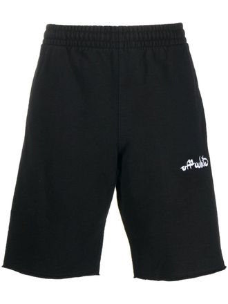 Off-white Pantaloni sportivi con logo - Nero