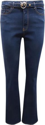 Pinko Flora Flare Broek - Dames - Flared Jeans - Blauw - W30 - Denim - Jeans