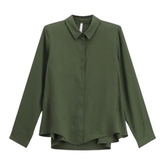 Imperial Shirts, female, Green, Size: XS Long-sleeve Shirt