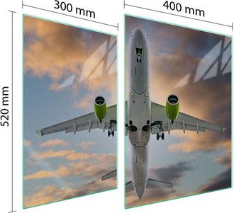 OEM Placa Protectora De Vidrio Para Estufa 70x52 Plano