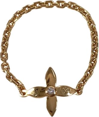 Louis Vuitton Gold (18K) Band Ring (Pre-Owned)
