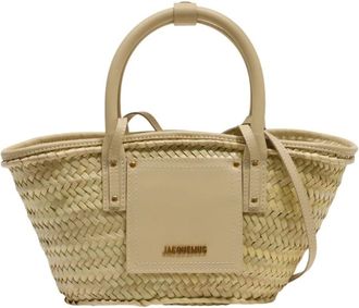 Jacquemus Handbags, female, Beige, Size: ONE SIZE Le Petit Panier Soli