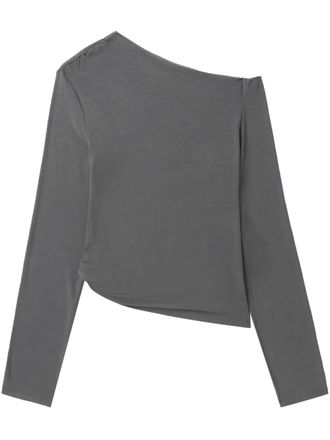 Tout à Coup Top con scollo asimmetrico - Grigio