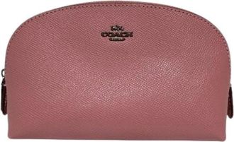 Coach Pre-owned Leren Etui - Dames - Vintage Tassen - Roze - ONE Size - Leer - Vintage
