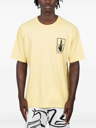 by Parra graphic-print cotton T-shirt - men - Cotton - L - Yellow