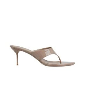 PARIS TEXAS Heeled Mules, female, Beige, Size: 10 US With Heel