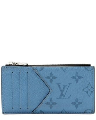 Louis Vuitton Monogram Taiga Coin Card Holder (Authentic Pre-Loved)
