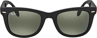 Ray-Ban Wayfarer Folding Classic Green Classic G-15 Unisex Sunglasses RB4105 601S 50