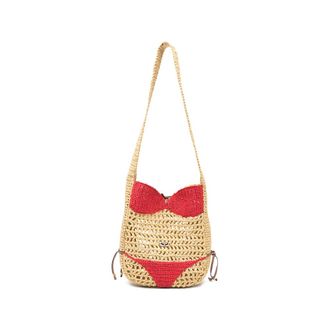 Pucci Bikini-patch Woven Shoulder Bag