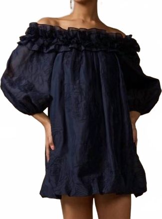 Cinq &agrave; Sept Nava Dress In Navy