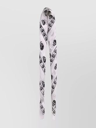 Alexander McQueen silk printed scarf