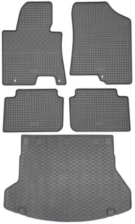 OEM Hyundai I30 Ii Sw De 07.2012 A 06.2017 Set - Alfombrillas De Goma Para Coche + Alfombrilla Para Maletero