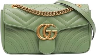 Gucci Borsa a tracolla trapuntata vintage Pre-owned - - Pre-owned - Donna - Verde - ONE SIZE
