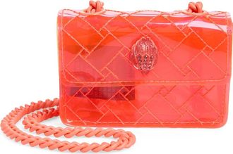 Kurt Geiger Micro Kensington Vinyl Crossbody Bag in Open Pink at Nordstrom