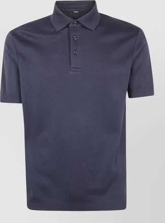 Herno short-sleeve polo shirt