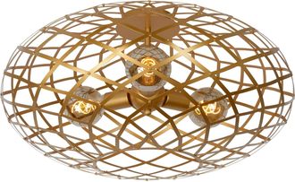 Netlighting WOLFRAM Dimmable Stylish Indoor Decorative Flush Ceiling Light 3xE27
